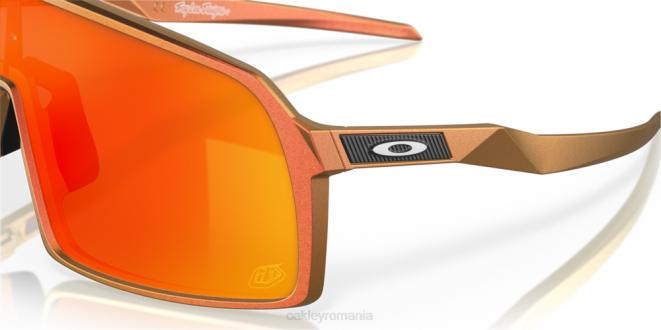 Oakley lentile prizm ruby, troy lee designs cadru shift gold roșu sutro troy lee designs series ochelari 620J929