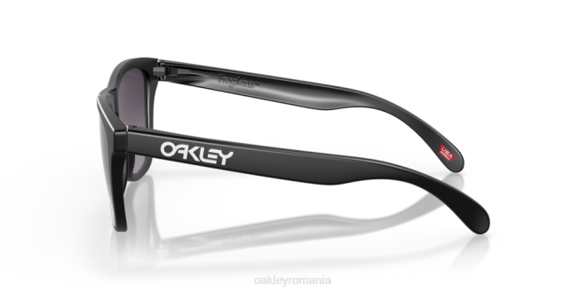 Oakley Lentile gradient gri prizm, cadru negru mat piei de broasca (podenie joasa) ochelari 620J819