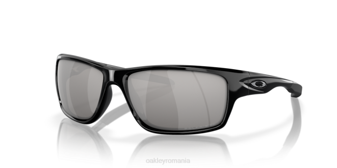 Oakley Lentile polarizate crom iridium, cadru negru lustruit cantină ochelari 620J747