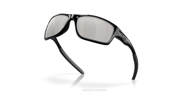 Oakley Lentile polarizate crom iridium, cadru negru lustruit cantină ochelari 620J747