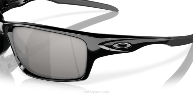 Oakley Lentile polarizate crom iridium, cadru negru lustruit cantină ochelari 620J747