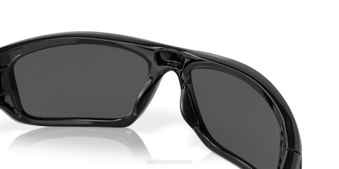 Oakley Lentile polarizate cu iridiu albastru intens, cadru negru lustruit supapă ochelari 620J777