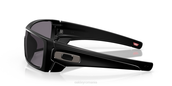 Oakley Lentile polarizate gri prizm, cadru negru mat batwolf ochelari 620J493