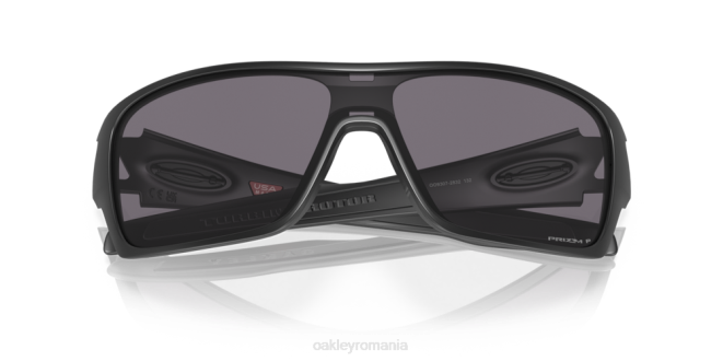 Oakley Lentile polarizate gri prizm, cadru negru mat rotorul turbinei ochelari 620J159