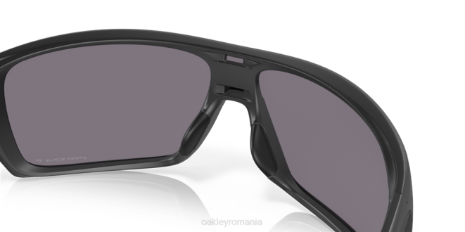 Oakley Lentile polarizate gri prizm, cadru negru mat rotorul turbinei ochelari 620J159
