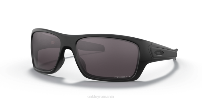 Oakley Lentile polarizate gri prizm, cadru negru mat turbină ochelari 620J433