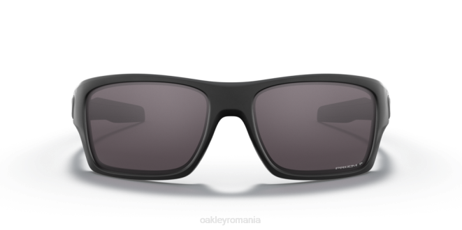 Oakley Lentile polarizate gri prizm, cadru negru mat turbină ochelari 620J433