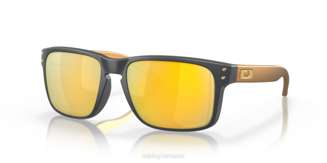 Oakley Lentile polarizate prizm 24k, cadru din carbon mat Holbrook (potrivire cu punte joasă) ochelari 620J797