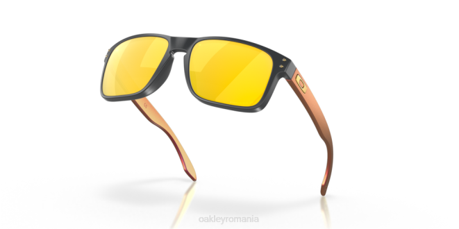Oakley Lentile polarizate prizm 24k, cadru din carbon mat Holbrook (potrivire cu punte joasă) ochelari 620J797