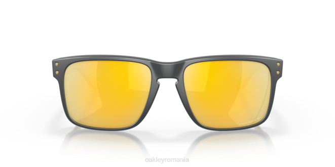 Oakley Lentile polarizate prizm 24k, cadru din carbon mat holbrook ochelari 620J72