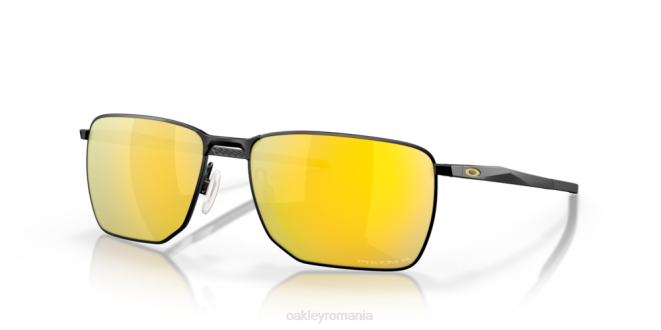 Oakley Lentile polarizate prizm 24k, cadru negru satinat ejector ochelari 620J347
