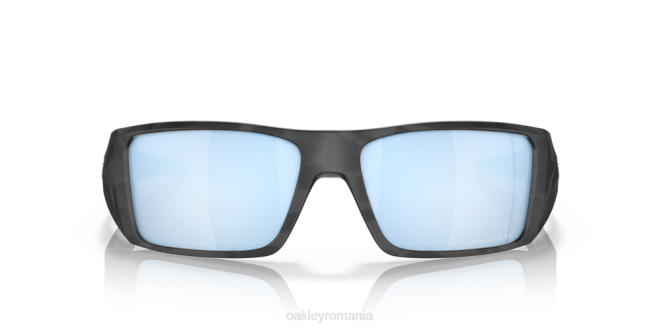 Oakley Lentile polarizate prizm deep water, cadru camo negru mat heliostat ochelari 620J758