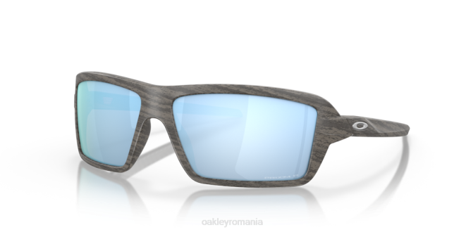 Oakley Lentile polarizate prizm deep water, cadru din lemn cabluri ochelari 620J670