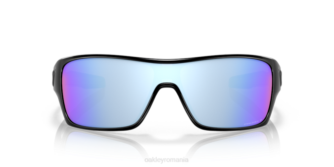 Oakley Lentile polarizate prizm deep water, cadru negru lustruit rotorul turbinei ochelari 620J154