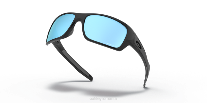 Oakley Lentile polarizate prizm deep water, cadru negru lustruit turbină ochelari 620J427