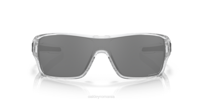 Oakley Lentile polarizate prizm negre, cadru transparent lustruit rotorul turbinei ochelari 620J158