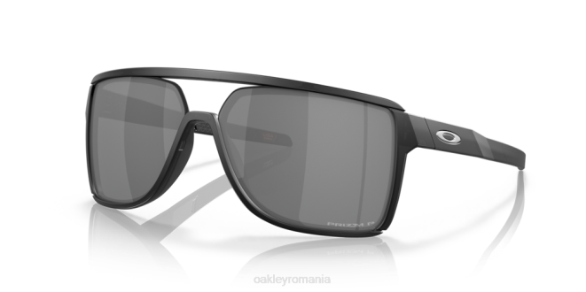 Oakley Lentile polarizate prizm negre, ramă de cerneală neagră mată castel ochelari 620J207