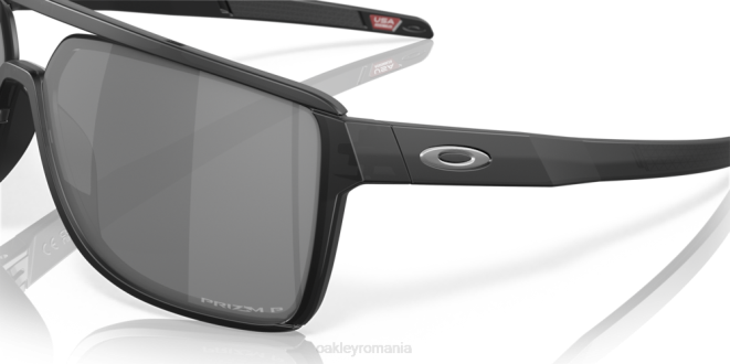 Oakley Lentile polarizate prizm negre, ramă de cerneală neagră mată castel ochelari 620J207