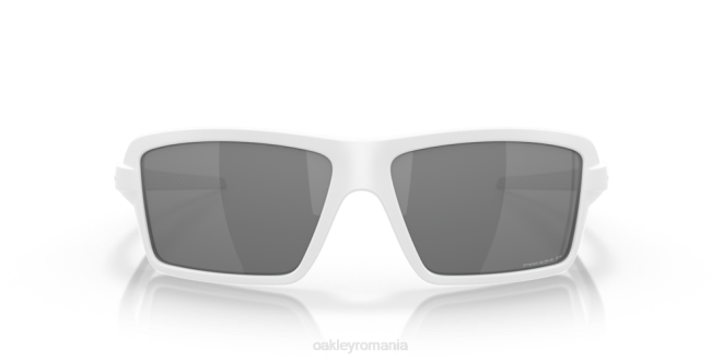 Oakley Lentile polarizate prizm negre, rama alb mat cabluri ochelari 620J674