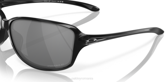 Oakley Lentile polarizate prizm negre, rama neagra lustruita cohortă ochelari 620J459