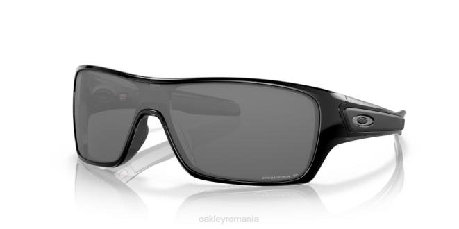 Oakley Lentile polarizate prizm negre, rama neagra lustruita rotorul turbinei ochelari 620J157