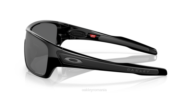 Oakley Lentile polarizate prizm negre, rama neagra lustruita rotorul turbinei ochelari 620J157