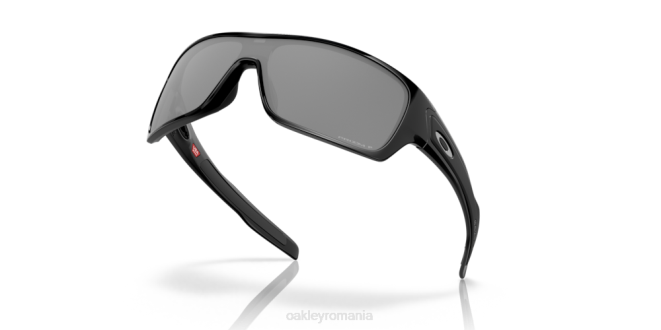 Oakley Lentile polarizate prizm negre, rama neagra lustruita rotorul turbinei ochelari 620J157