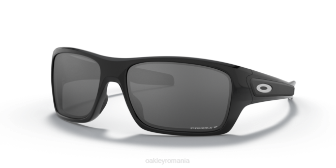 Oakley Lentile polarizate prizm negre, rama neagra lustruita turbină ochelari 620J428