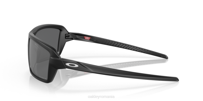 Oakley Lentile polarizate prizm negre, rama neagra mata cabluri ochelari 620J666