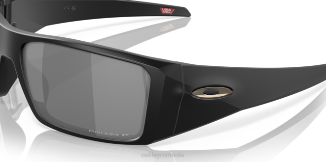 Oakley Lentile polarizate prizm negre, rama neagra mata heliostat ochelari 620J755