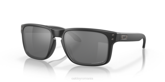 Oakley Lentile polarizate prizm negre, rama neagra mata holbrook ochelari 620J52