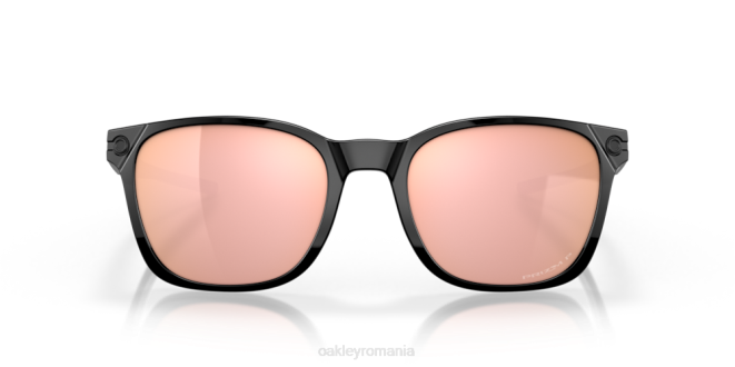 Oakley Lentile polarizate prizm rose gold, cadru negru lustruit ojector ochelari 620J577