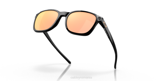 Oakley Lentile polarizate prizm rose gold, cadru negru lustruit ojector ochelari 620J577