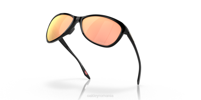 Oakley Lentile polarizate prizm rose gold, cadru negru lustruit pasque ochelari 620J736