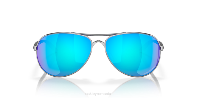 Oakley Lentile polarizate prizm safir, cadru cromat lustruit părere ochelari 620J481