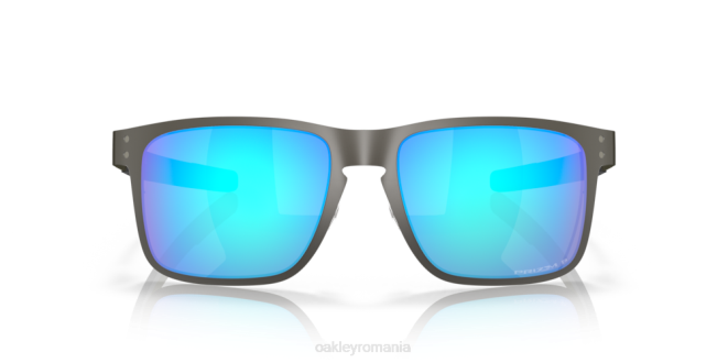 Oakley Lentile polarizate prizm safir, cadru mat gunmetal metal holbrook ochelari 620J353