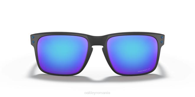 Oakley Lentile polarizate prizm safir, cadru negru mat Holbrook (potrivire cu punte joasă) ochelari 620J793