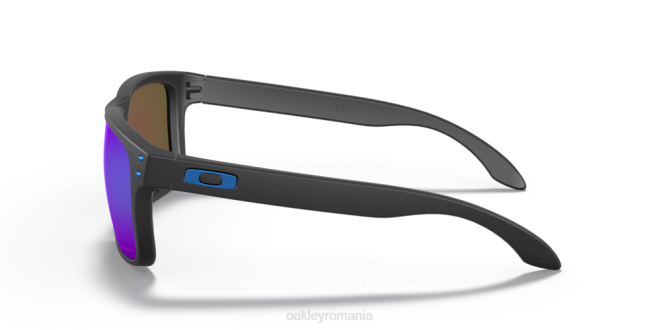 Oakley Lentile polarizate prizm safir, cadru negru mat Holbrook (potrivire cu punte joasă) ochelari 620J793