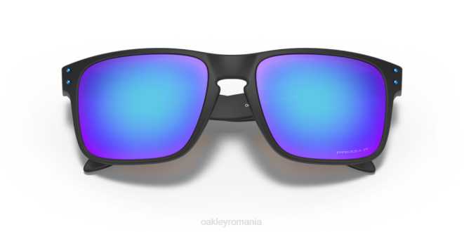 Oakley Lentile polarizate prizm safir, cadru negru mat Holbrook (potrivire cu punte joasă) ochelari 620J793