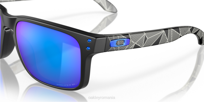 Oakley Lentile polarizate prizm safir, cadru prizmatic negru mat colecția holbrook prizmatic ochelari 620J64