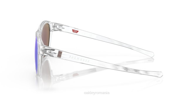 Oakley Lentile polarizate prizm safir, cadru transparent reedmace (potrivire cu punte joasă) ochelari 620J663