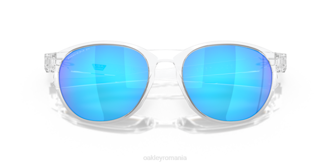 Oakley Lentile polarizate prizm safir, cadru transparent reedmace (potrivire cu punte joasă) ochelari 620J663