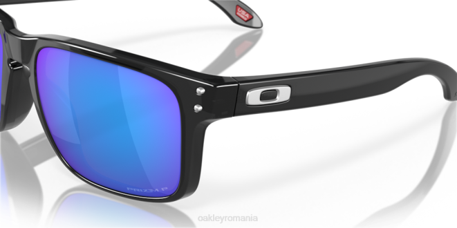 Oakley Lentile polarizate prizm safir, rama cerneala neagra holbrook ochelari 620J73