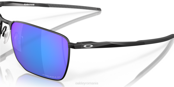 Oakley Lentile polarizate prizm safir, rama neagra satinata ejector ochelari 620J349