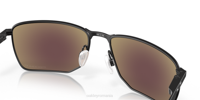 Oakley Lentile polarizate prizm safir, rama neagra satinata ejector ochelari 620J349