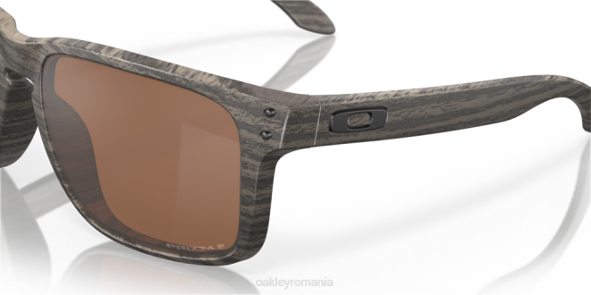 Oakley Lentile polarizate prizm tungsten, cadru din lemn holbrook xl ochelari 620J5