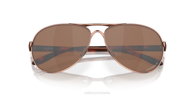 Oakley Lentile polarizate prizm tungsten, rama din aur roz părere ochelari 620J480