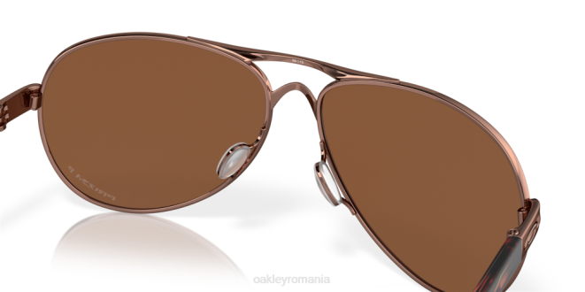 Oakley Lentile polarizate prizm tungsten, rama din aur roz părere ochelari 620J480