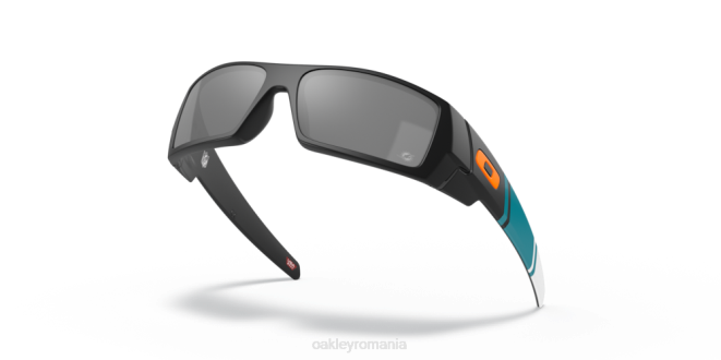 Oakley Lentile prizm negre, cadru negru mat Miami delfini gascan ochelari 620J561