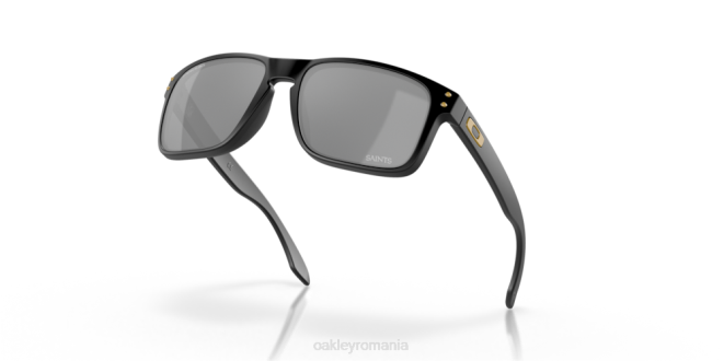 Oakley Lentile prizm negre, cadru negru mat New Orleans Saints Holbrook ochelari 620J642